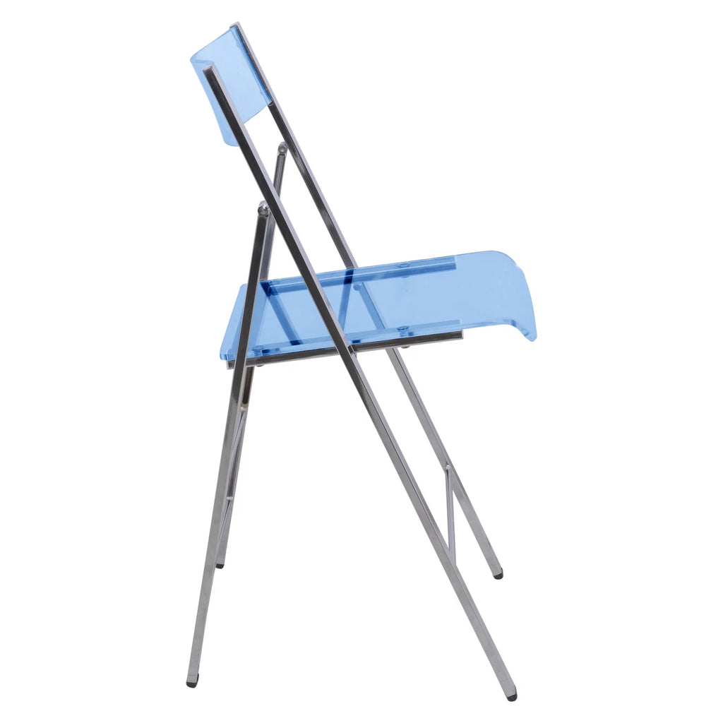 Acrylic Folding Chair, Set of 2 D772