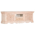 Mango Wood TV Cabinet with Storage Drawer and 2 Doors A4495