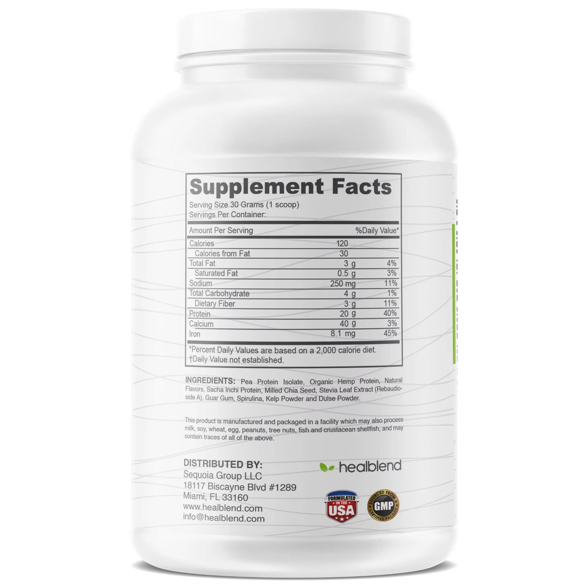 Organic Vegan Chocolate Protein Powder E438556