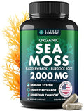 Sea Moss Capsules with Burdock Root, Bladderwrack & Muira Puama, 120 Pills K439