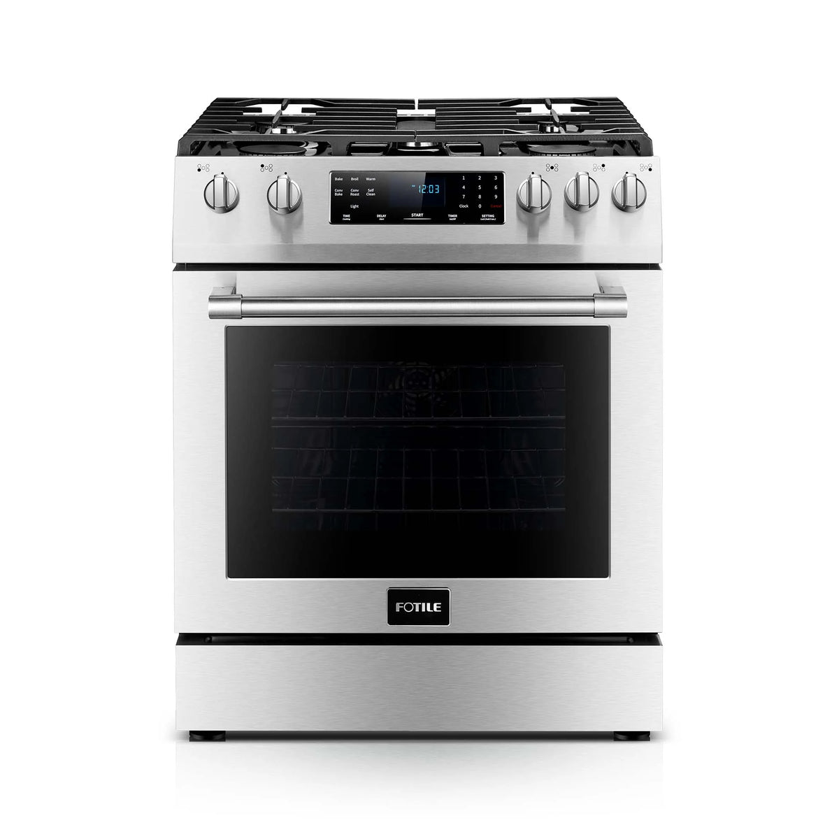 30 in. Slide-In Gas Range in Stainless Steel, 4.8 cu. ft. B1327