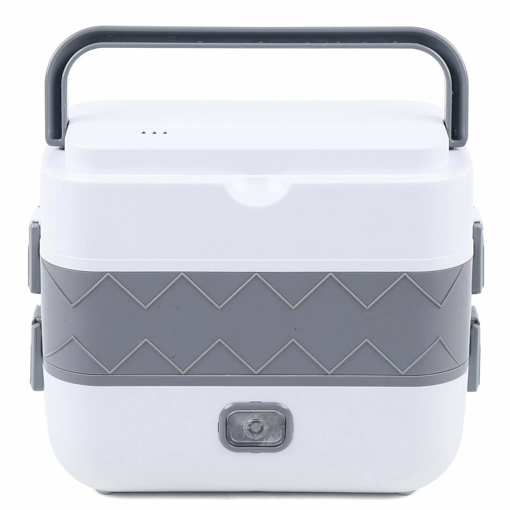 Electric Heated Lunch Box Portable Food Warmer Stainless Steel 110V G8120