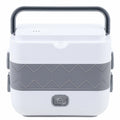 Electric Heated Lunch Box Portable Food Warmer Stainless Steel 110V G8120