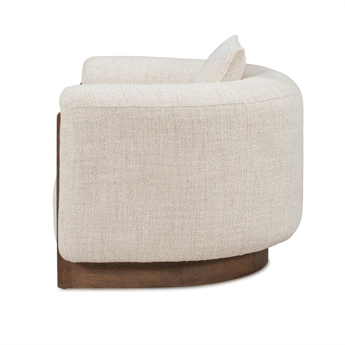 Cream Fabric Accent Chair F6078