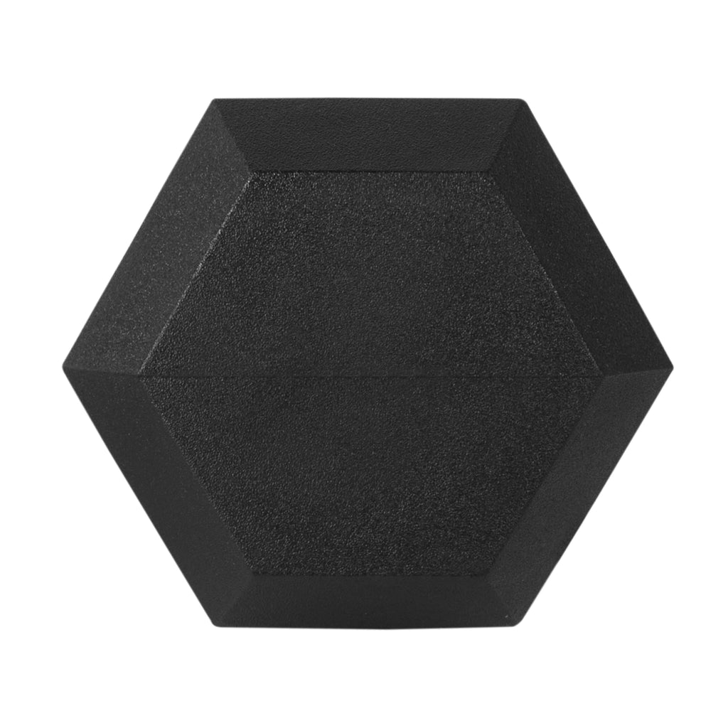 15lb Coated Rubber Hex Dumbbell Pair B397