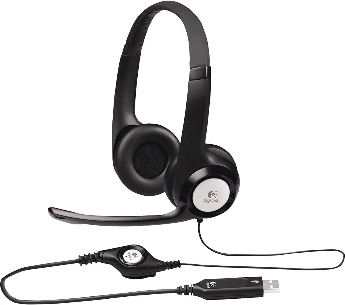 USB Headset with Noise Cancelling Mic Case of 20 U828