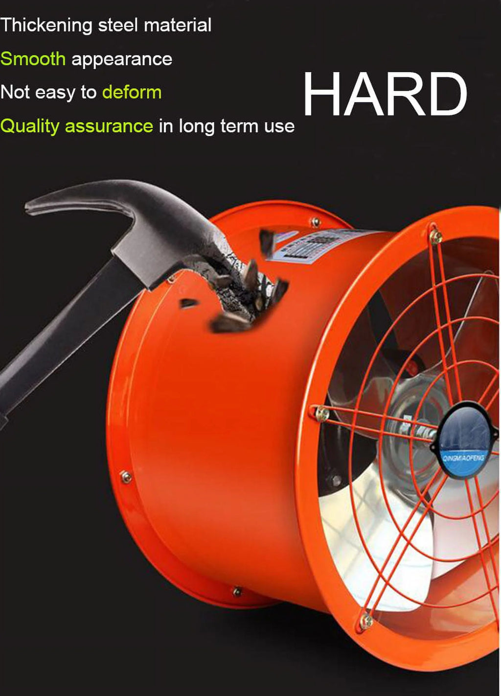 8'' Cylinder Pipe Ventilation Fan 1300m³/h 220V 90W M486370