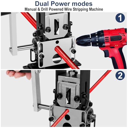Manual Wire Stripper Machine, 0.06''-0.98'' Scrap Copper Wire Stripping Machine S141
