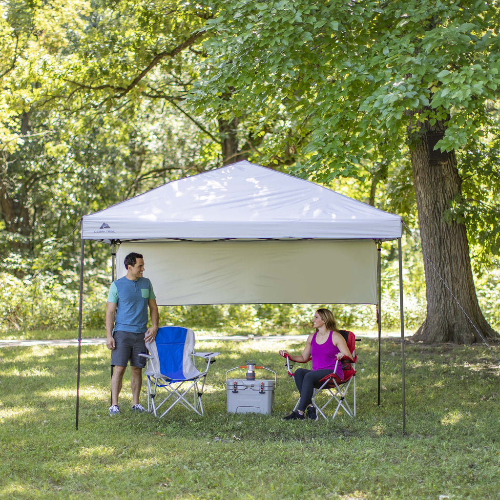 8' x 10' Gray Instant Outdoor Canopy E88589