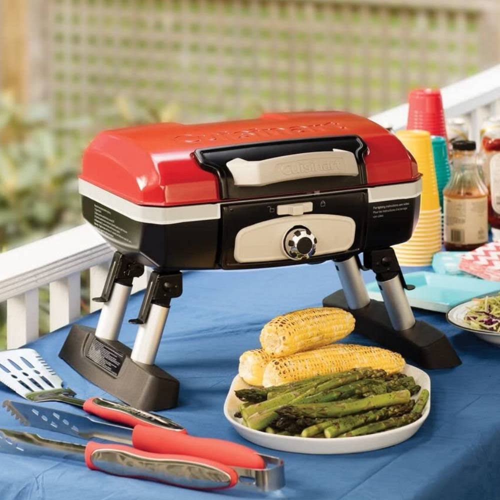 Portable Tabletop Gas Grill Red R704