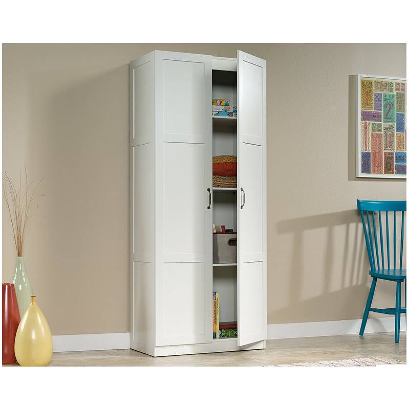 White Storage Cabinet U8563