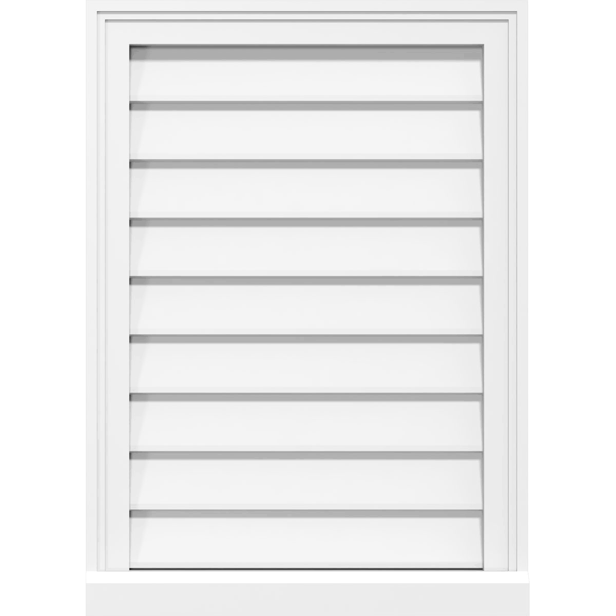 PVC Vertical Surface Mount Gable Vent X48030
