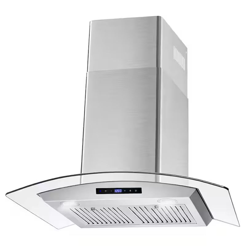 30 in. Stainless Steel Wall Mount Range Hood with Touch Controls P808038