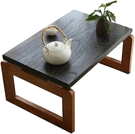 Walnut Oval Nesting Coffee Table Set of 2 with Metal Legs F591760
