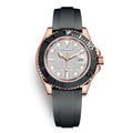 Golden Diamond Dial Rubber Strap 40mm B687