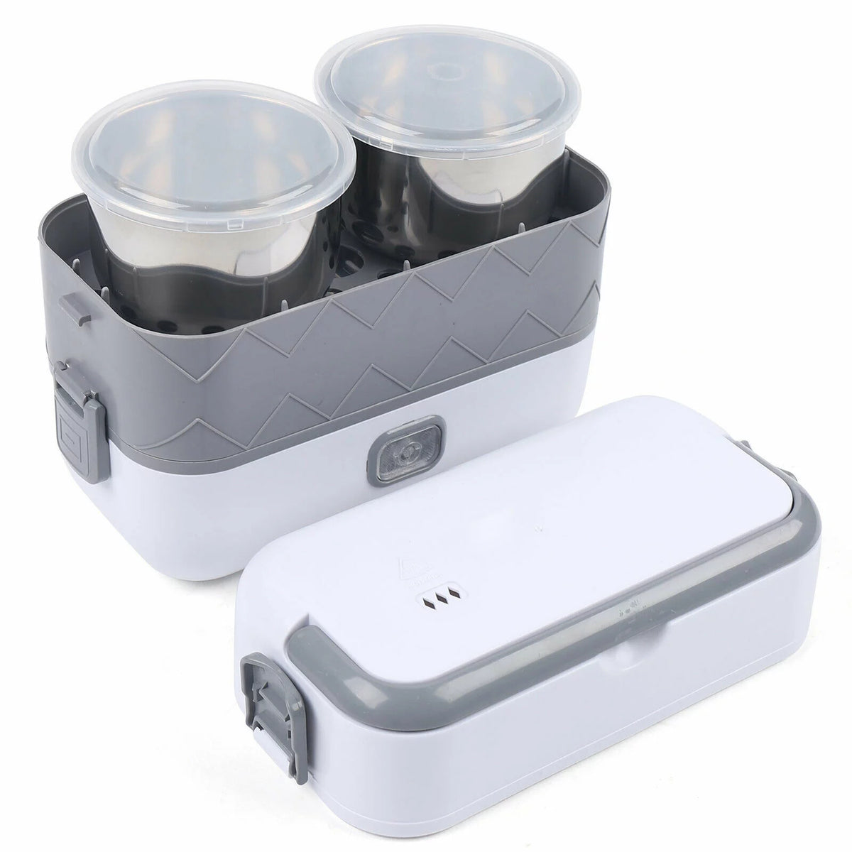 Electric Heated Lunch Box Portable Food Warmer Stainless Steel 110V G8120