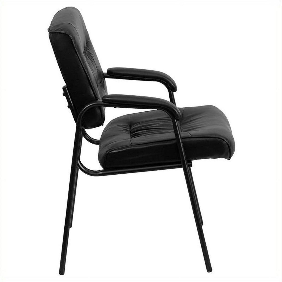 Black Reception Guest Chair W2116