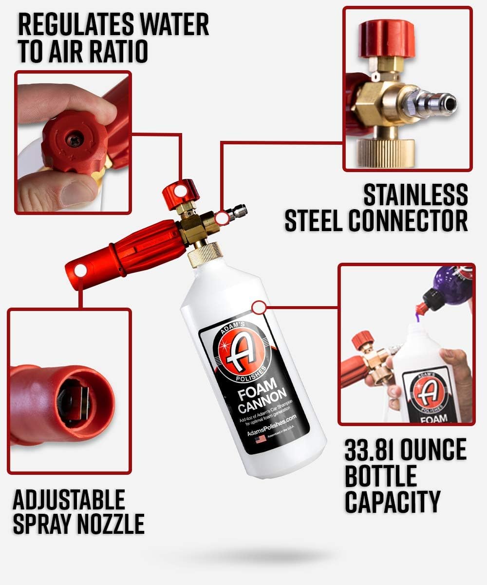 Foam Cannon & Snub Nose Combo Pressure Washer Tool C5765
