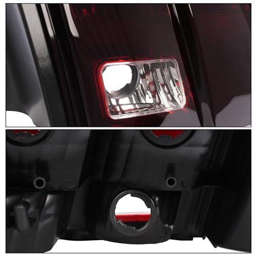 Pair Tail Lights Red Smoke Lens A57975