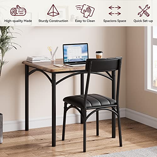 Rustic Brown 3 Piece Dining Table Set P313732
