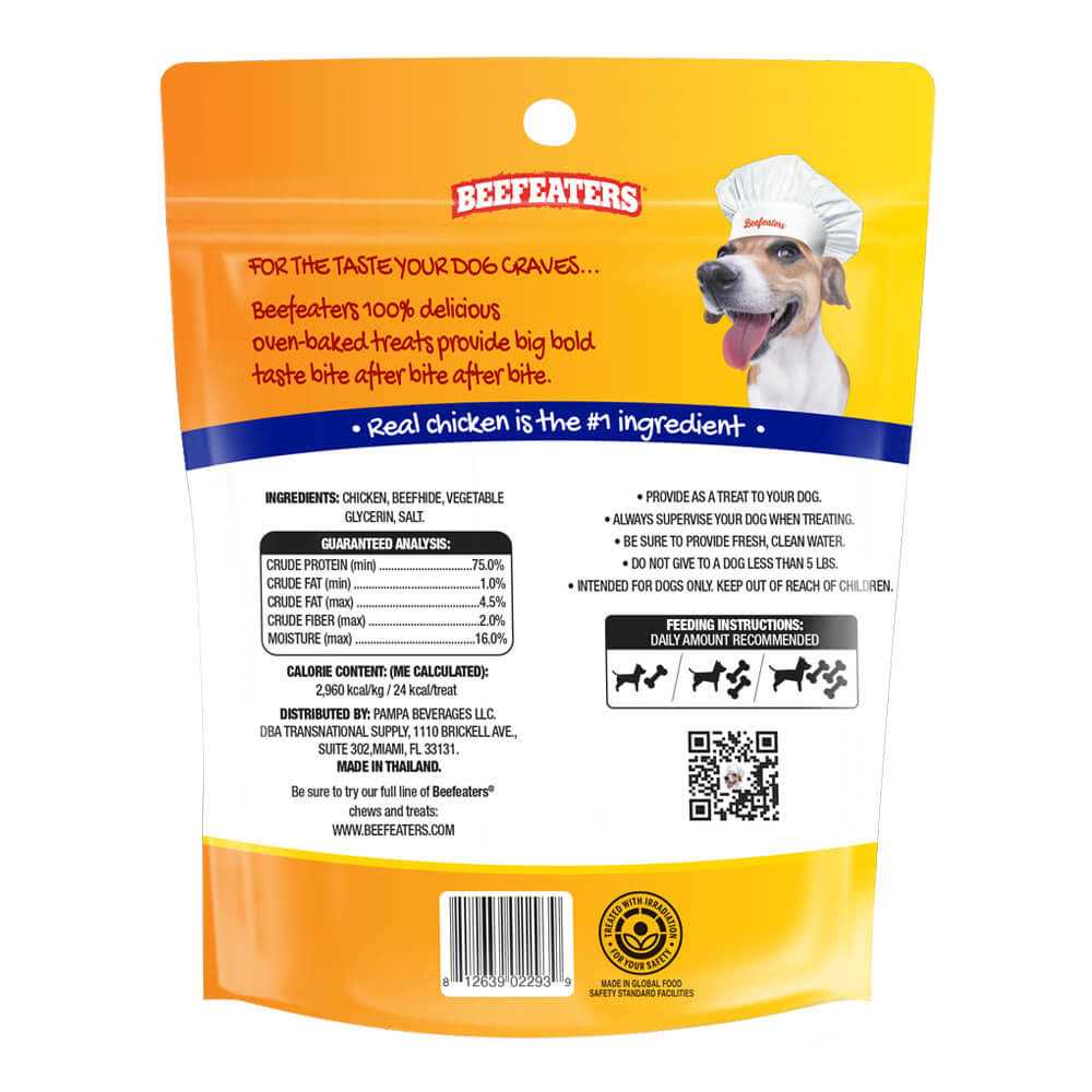 Oven Baked Beefhide Chicken Twists Dog D6579