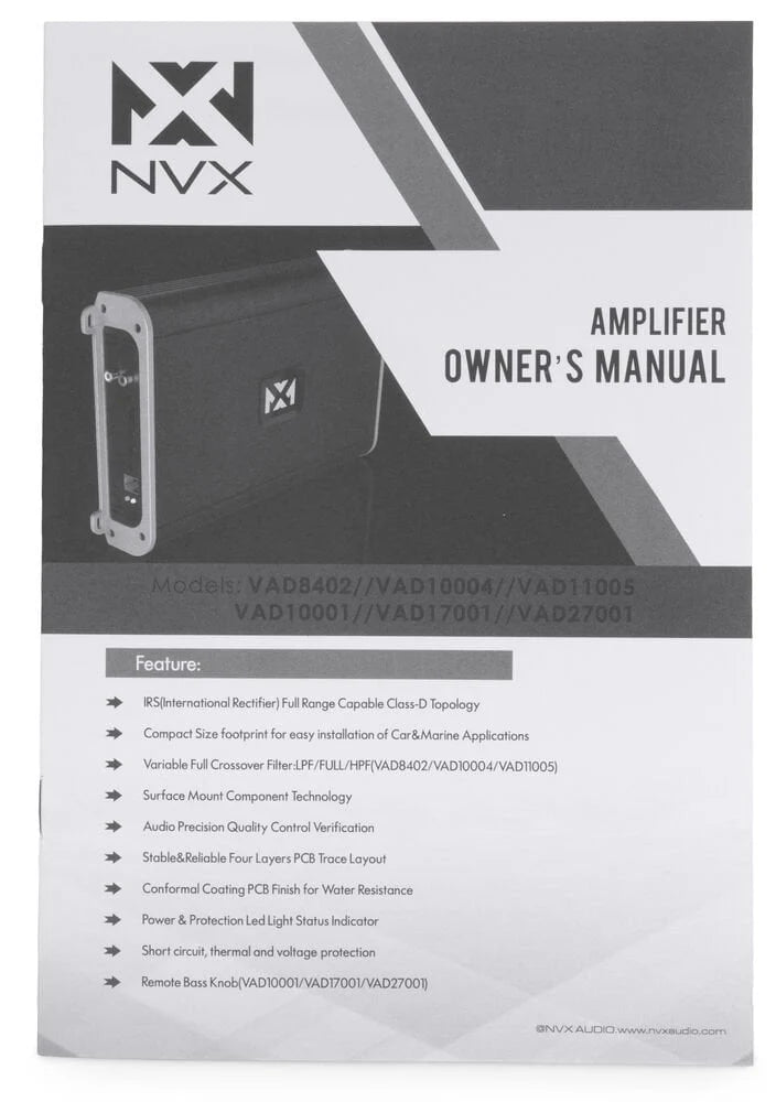 1000w Rms Full Range Class D 4-channel Amplifier U2843