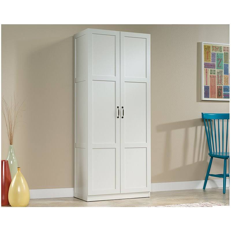 White Storage Cabinet U8563