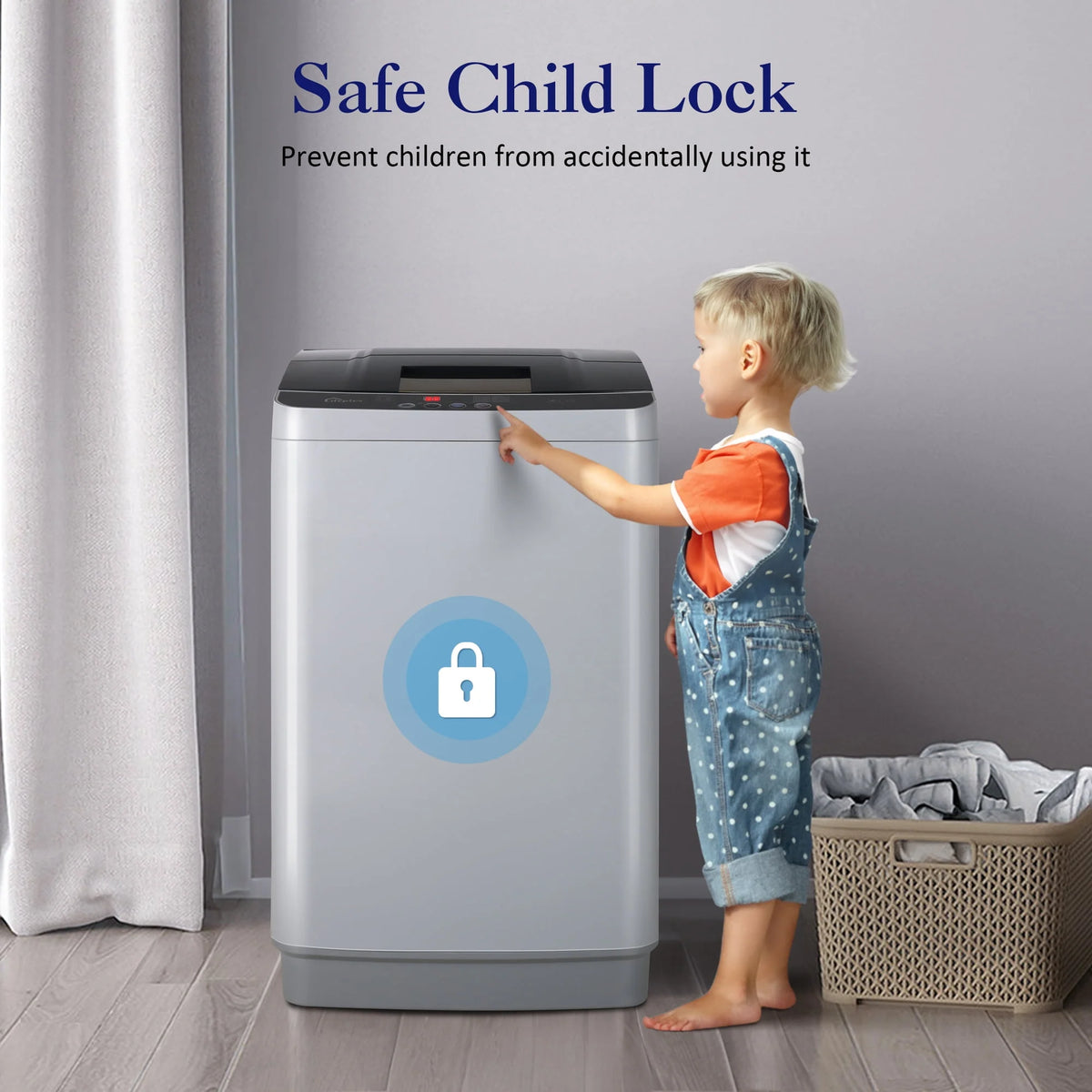 Portable 1.8Cu.ft Full Automatic Compact Laundry Washer V171