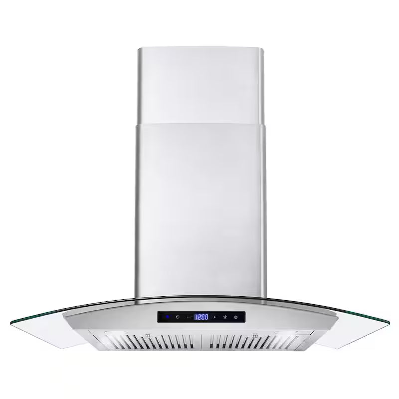 30 in. Stainless Steel Wall Mount Range Hood with Touch Controls P808038