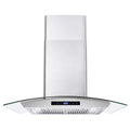 30 in. Stainless Steel Wall Mount Range Hood with Touch Controls P808038