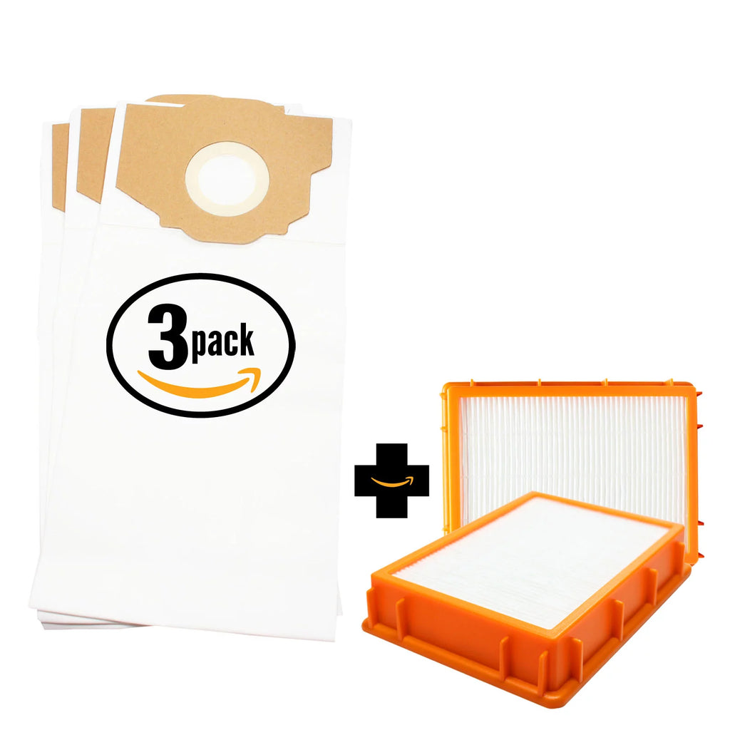 9 Replacement Vacuum Bags & 2 HEPA Filter Q382