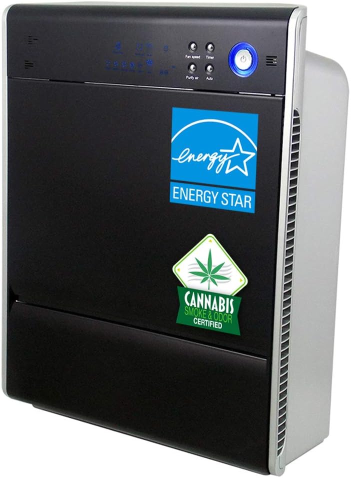 5-Stage Air Purifier with Washable Prefilter, HEPA Carbon Filter, UVC Lights I192938