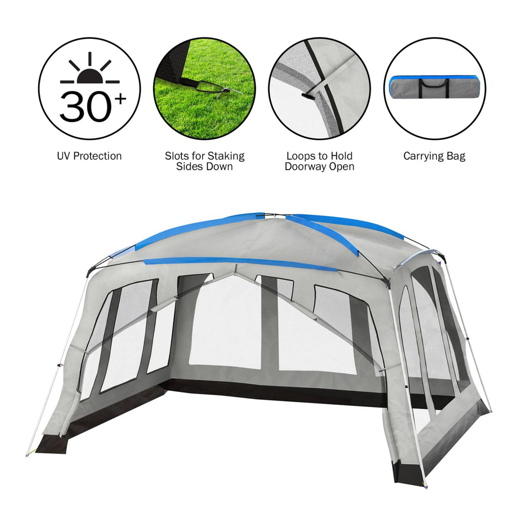 Screened-In Pop-Up Canopy Tent with Mosquito and UV Protection Q25600