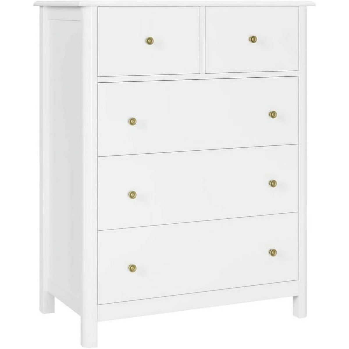 White 5 Drawer Kids Dresser S733855