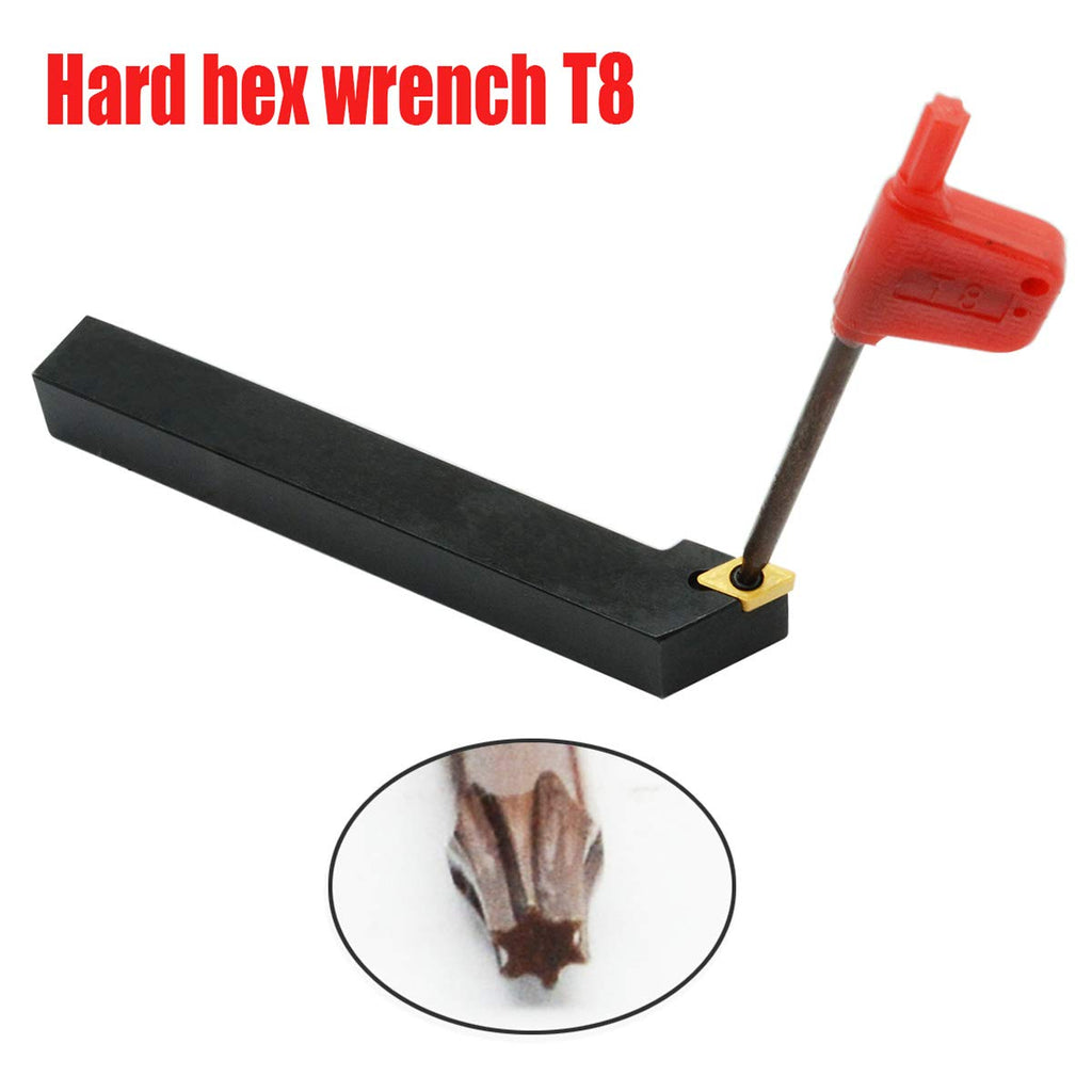 3PCS CNC Lathe Carbide Turning Tools Indexable Holder Set with 3PCS Carbide Turning Insert P664780