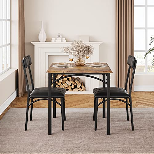 Rustic Brown 3 Piece Dining Table Set P313732