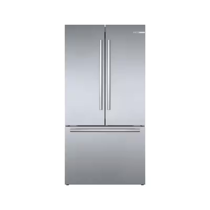 36 in. 21 cu ft Smart Counter Depth French Door Bottom Freezer Refrigerator in Stainless Steel C437