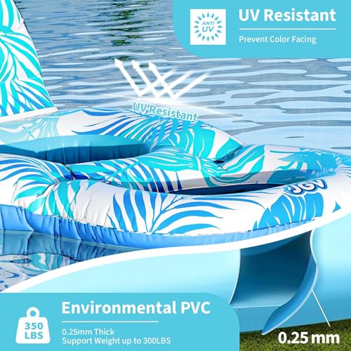 Inflatable Pool Float Chair with Drink Holder K914