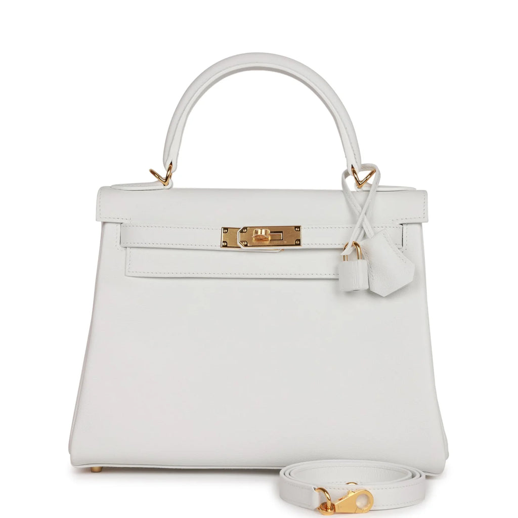 White Evercolor Leather Bag V2733