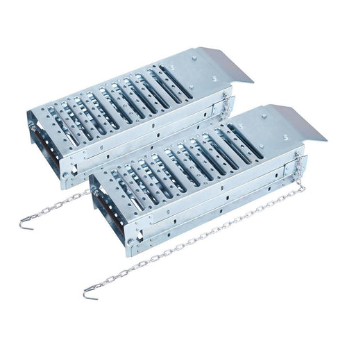 1000 lb. Capacity 9 in. x 72 in. Tri-Fold Loading Ramps, Set of Two J1424