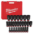 1/2 in. Drive Metric 6 Point Impact Socket Set 29-Piece P112183