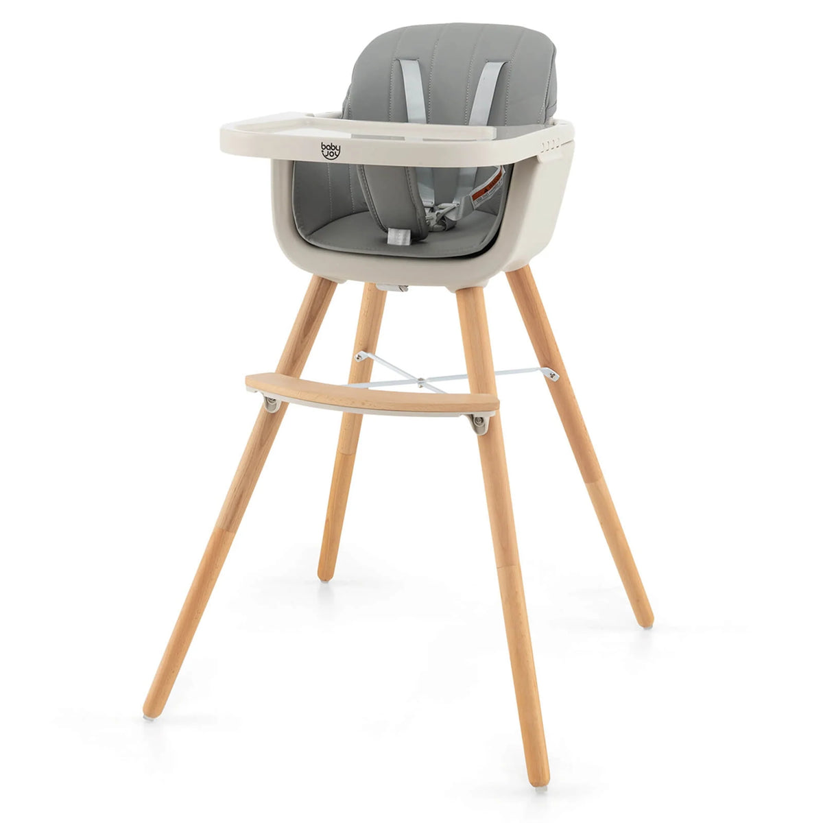 3 in 1 Convertible Wooden High Chair Beige N14940
