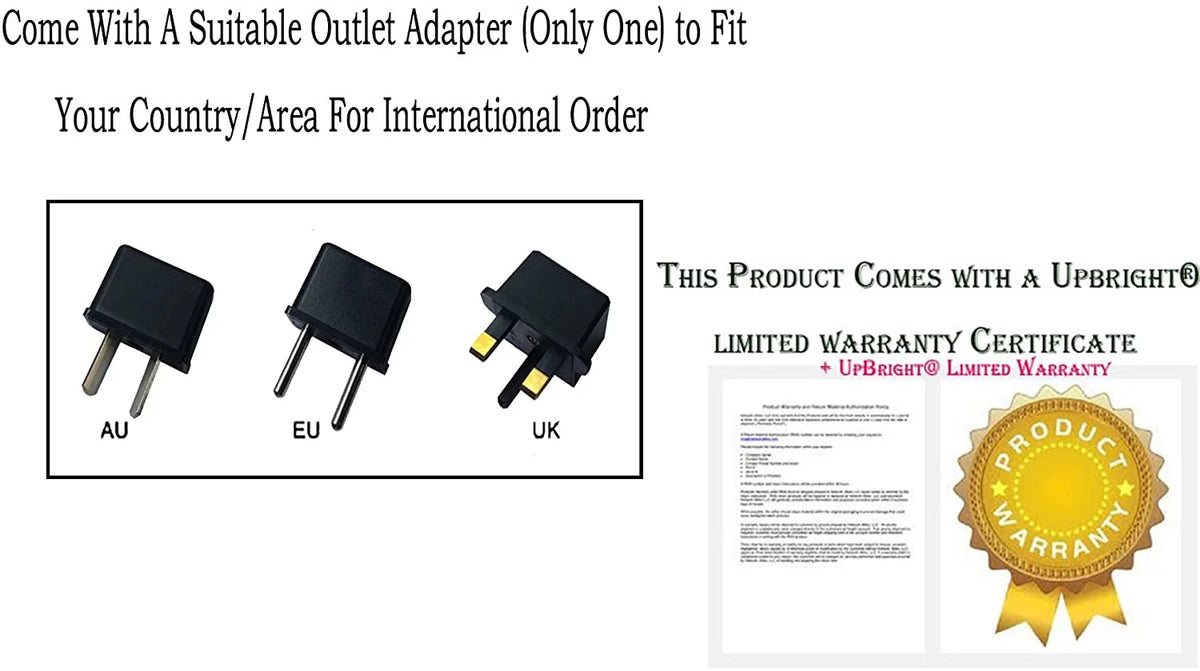 AC/AC Adapter Power Supply Cord Cable Charger Y1985
