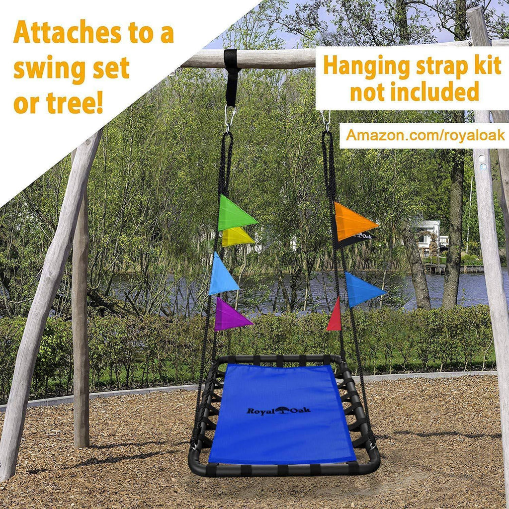 Giant Platform Tree Swing with Protective Cover and Flags V507