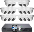 4K 16 Channel PoE Security Camera System 4TB T366811