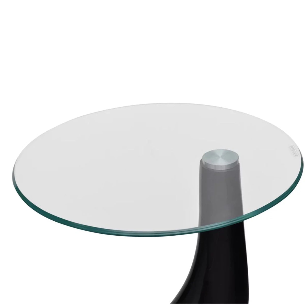 Set of 2 Round Glass Top Coffee Table F778348