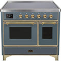 Blue Grey Induction Range with Electric Oven F6958