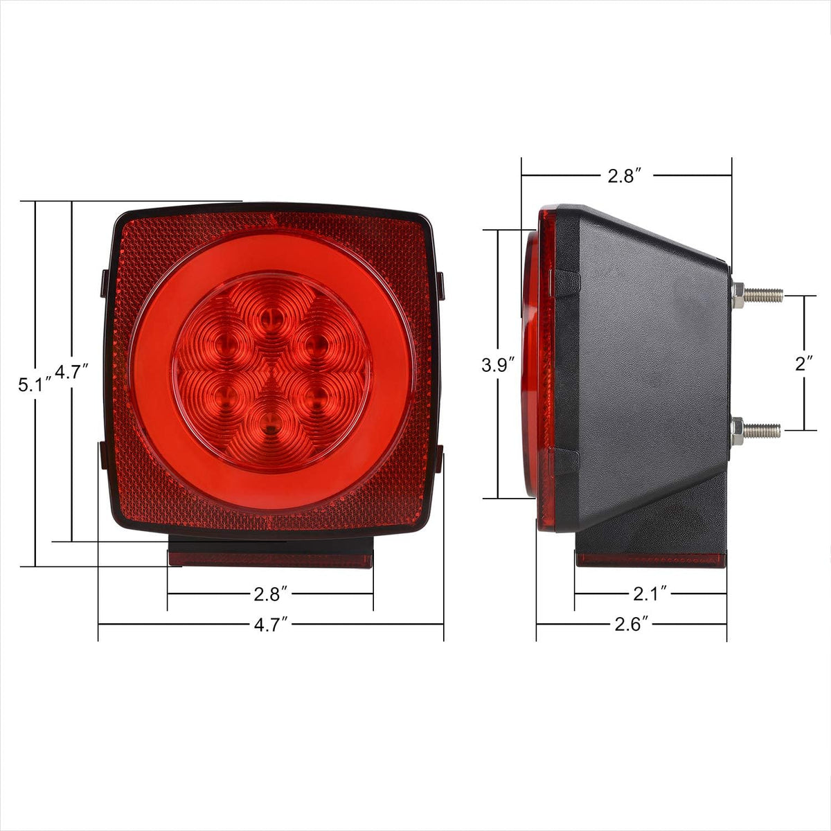 Submersible LED Trailer Light Kit IP68 Waterproof C839342