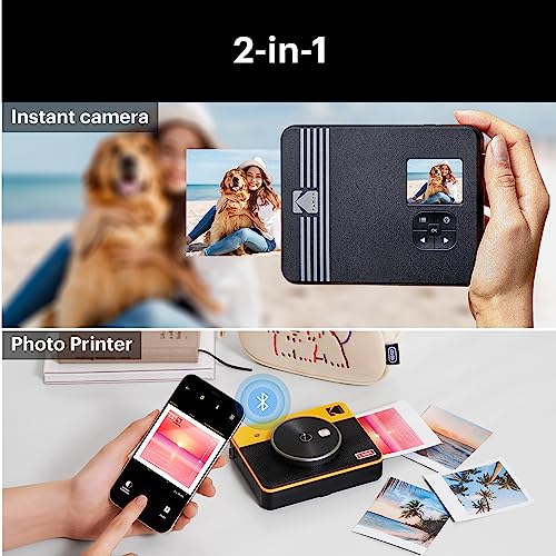 2-in-1 Instant Camera and Photo Printer with 60 Sheets Cartridge O35778