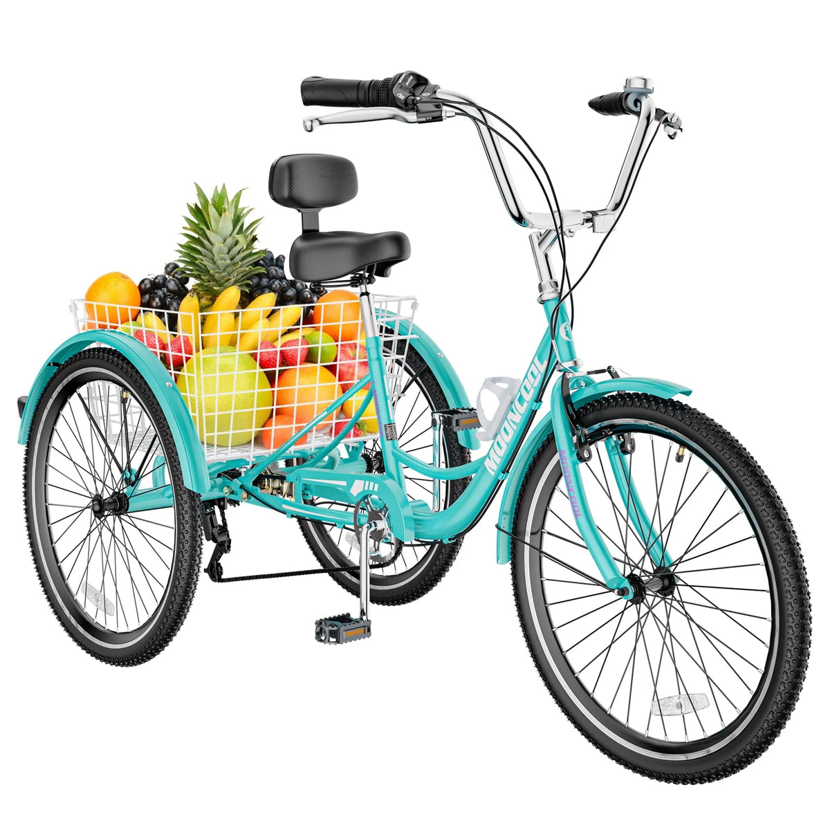 20/24/26 inch 7 Speed Adult Tricycle with Basket I2202